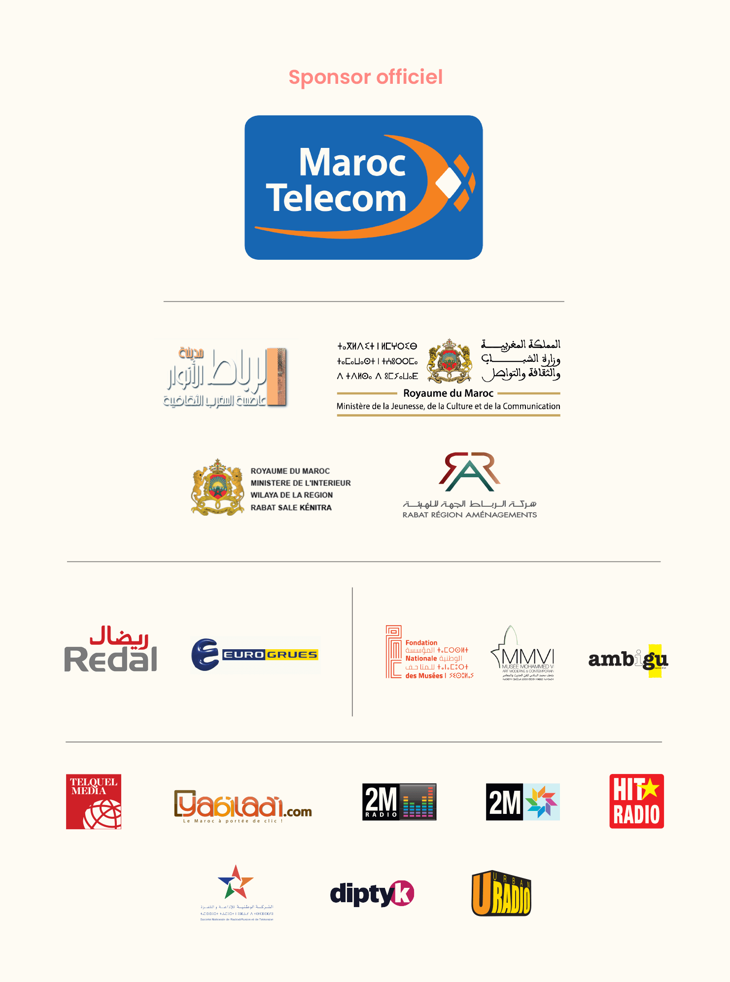 Jidar Sponsor officiel